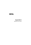 BenQ M315 User`s manual