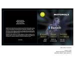 Motorola Bluetooth Wireless Hands Free Specifications