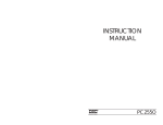 DSC PC255O Instruction manual