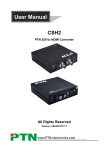 PTN CSH2 User manual