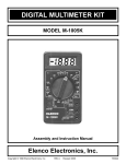 Elenco Electronics M-1005K Instruction manual