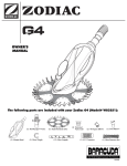 Zodiac G4 Owner`s manual