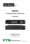 PTN MMX88A User manual