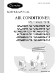 Carrier 38CJR024-723 Service manual