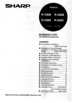 Sharp R-209B Specifications