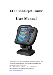 ZHANGZHOU LILLIPUT ELECTRONIC TECHNOLOGY CO., LTD LCD Fish/Depth Finder User manual