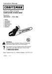 Craftsman 358.350201 Instruction manual