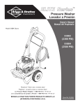 Briggs & Stratton 01802, 01804 Owner`s manual