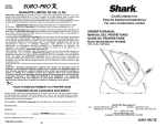 Euro-Pro Shark IR436 Owner`s manual