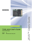 Siemens TC65 User`s guide
