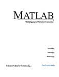 MATLAB DATABASE TOOLBOX RELEASE NOTES User`s guide