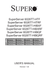 MSI SuperServer 6026TT-HTRF User`s manual