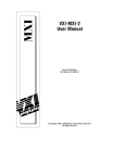VXI B10 User manual