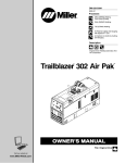 Miller Electric MOG-Pak 6A Owner`s manual