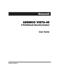 ADEMCO Ademco VISTA-40 User`s guide