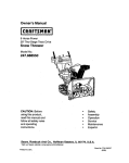 Craftsman 247.888550 Owner`s manual