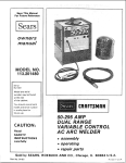 Craftsman 113.201480 Specifications