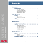 APC AP5202 User`s guide