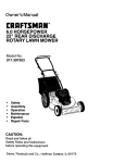 Craftsman 917.387302 Owner`s manual