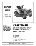 Craftsman 917.254622 Owner`s manual