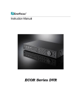 EverFocus ECOR 4 Instruction manual