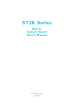 DFI ST2K Series User`s manual