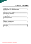 Acer P216HV Operating instructions