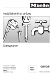 Maytag MDB4621A - 24 in. Dishwasher Operating instructions