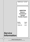 Ariston TVM63X NA Service manual