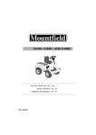 Mountfield 4155H Instruction manual