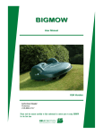 Robotics Bigmow User manual