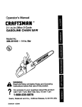 Craftsman 358.351042 Operator`s manual