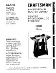 Craftsman 171.254841 Operating instructions