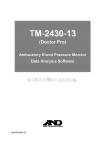 A&D TM-2430-13 Instruction manual