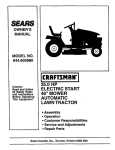Craftsman 944.600880 Owner`s manual