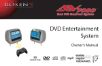 Rosen DVD Entertainment System Owner`s manual