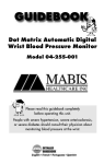 MABIS 04-255-001 Specifications