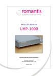 Romantis Satellite Communications UHP-1000 Specifications