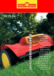 Wolf Garten UV 28 EV Instruction manual