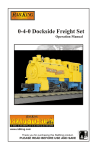 Rail King 0-4-0 Dockside Freight Set Operator`s manual