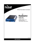 ProSoft Technology RLXIC-SG User manual