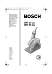 Bosch GNF 20 CA Operating instructions