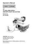 Craftsman 351.224360 Operator`s manual