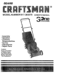 Craftsman 917.383370 Owner`s manual