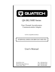 Quatech DS-300 User`s manual