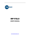 MPMan MP-FOL9 User`s manual