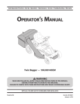 MTD 683 Operator`s manual