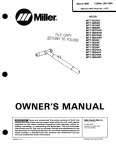 Miller MTT-1512NR Specifications