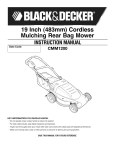 Black & Decker 90531291 Instruction manual