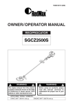 RedMax SGCZ2500S Specifications